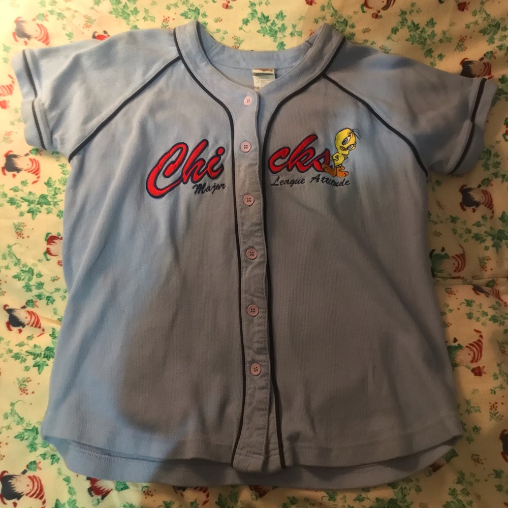 Vintage Warner bros tweety bird jersey shirt! Looney tunes